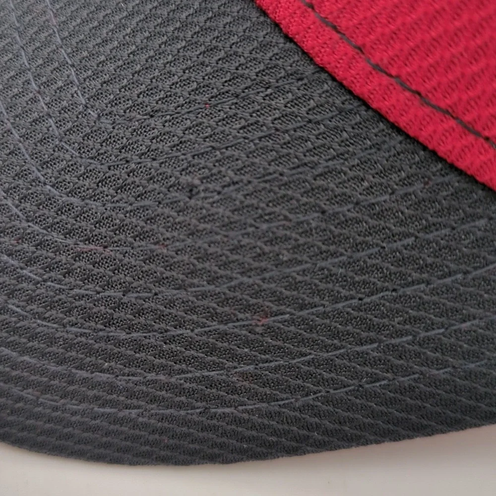Washington Nationals Hat Cap Strapback Adjustable Red Black Mens New Era Mesh